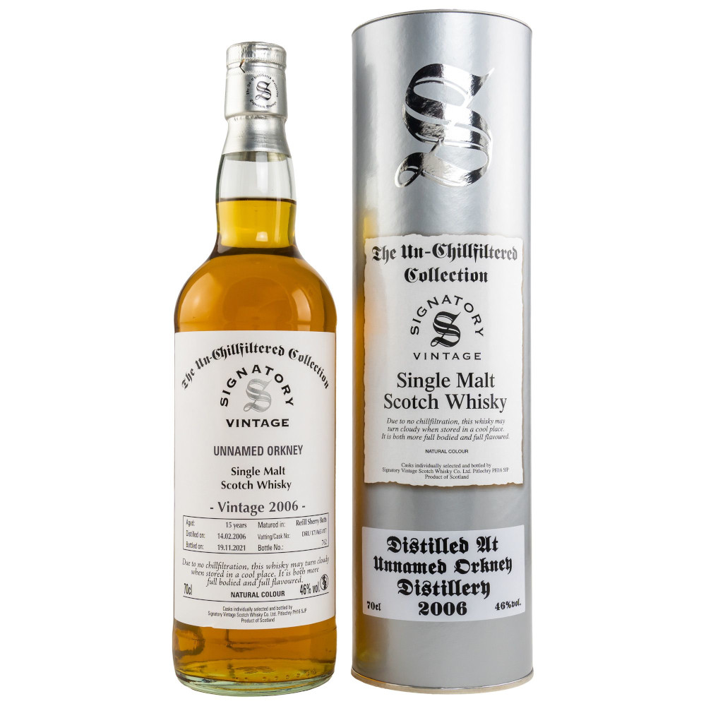 Unnamed Orkney 15y 2006 46% 0,7L Cask DRU 17/A65#17 Signatory